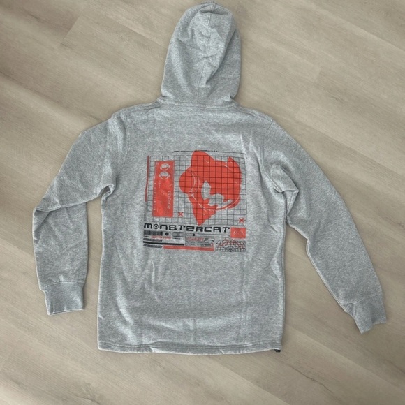 Men’s Monstercat Grey Hoodie, Small, NWOT - Picture 6 of 9